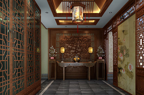 臨泉中式別墅設計裝修|千年人文大宅的風雅傳頌